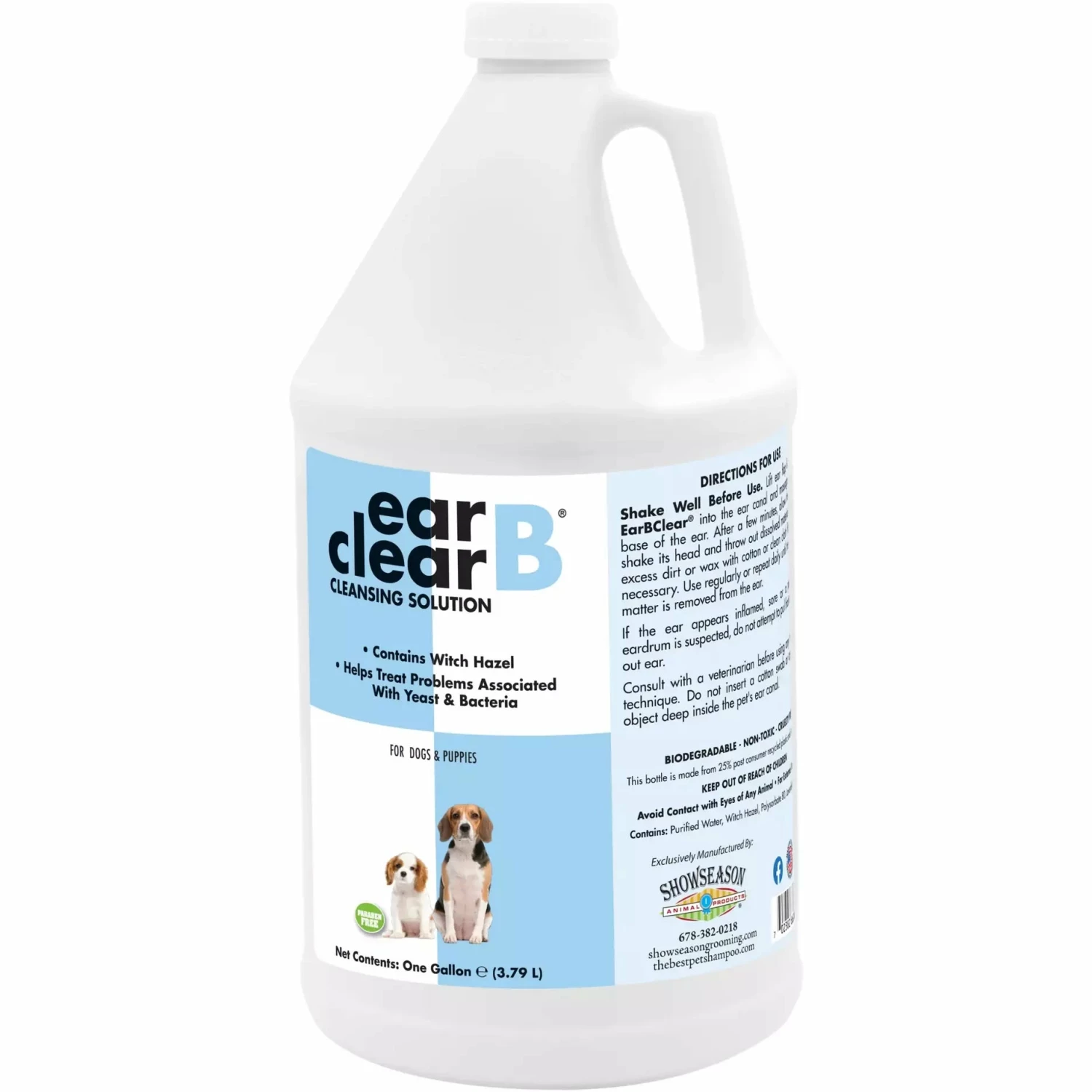 Show Season Ear B Clear -Gallon 3 Show Season Ear B Clear -Gallon
