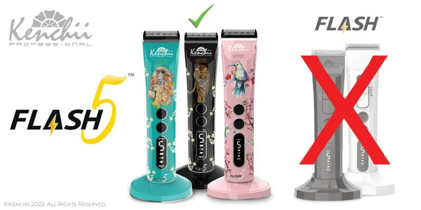 Kenchii Flash5™ Clipper Blades | Standard & Detailer - 2 Pack 4 Kenchii Flash5™ Clipper Blades | Standard & Detailer - 2 Pack - Image 2