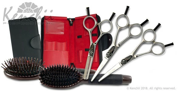 Kenchii Five Star™ | Toy Breed Grooming Shears Kit - With Case 3 Kenchii Five Star™ | Toy Breed Grooming Shears Kit - With Case