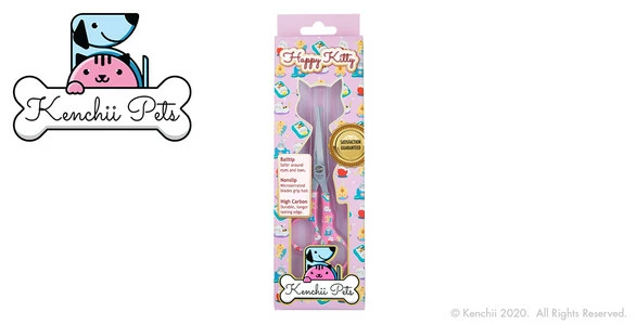 KenchiiPets™ | Happy Kitty™ 5.5" Ball Tip Shears 5 KenchiiPets™ | Happy Kitty™ 5.5" Ball Tip Shears - Image 3