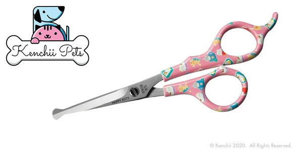 KenchiiPets™ | Happy Kitty™ 5.5" Ball Tip Shears 3 KenchiiPets™ | Happy Kitty™ 5.5" Ball Tip Shears