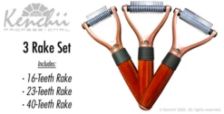 Kenchiiâ„¢ Luxury Pet Rakes - Set Of 3