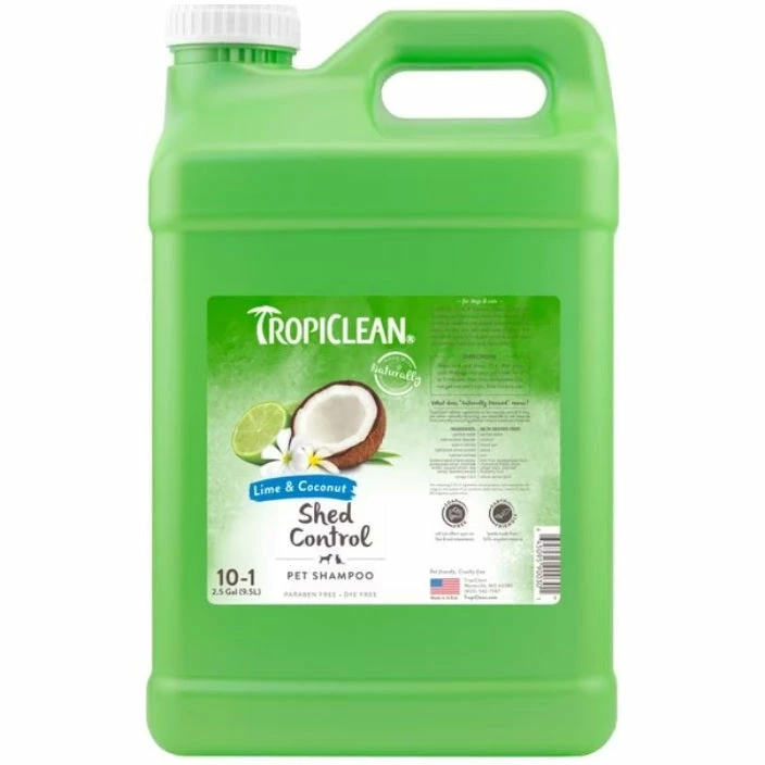 Tropiclean Lime & Cocoa Butter Shed Control Conditioner-2.5 Gallon 3 Tropiclean Lime & Cocoa Butter Shed Control Conditioner-2.5 Gallon