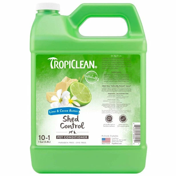 Tropiclean Lime & Cocoa Butter Shed Control Conditioner-Gallon 3 Tropiclean Lime & Cocoa Butter Shed Control Conditioner-Gallon