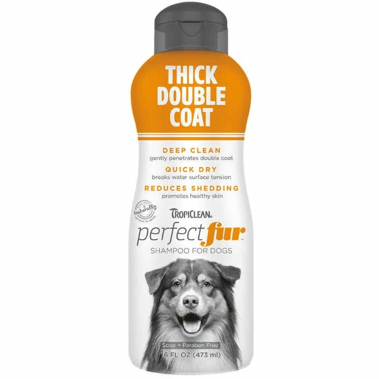 Tropiclean Perfect Fur Thick Double Coat Shampoo- 16oz 3 Tropiclean Perfect Fur Thick Double Coat Shampoo- 16oz