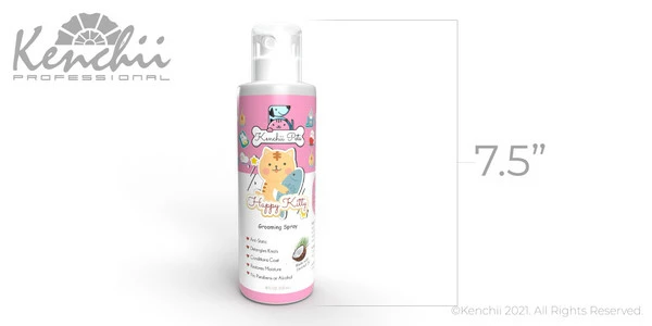 KenchiiPets™ | Happy Kitty Grooming Spray - 8oz. 6 KenchiiPets™ | Happy Kitty Grooming Spray - 8oz. - Image 4