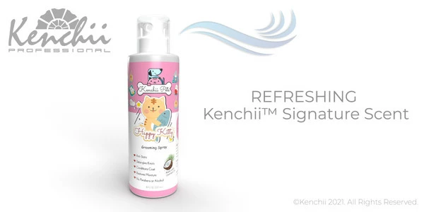 KenchiiPets™ | Happy Kitty Grooming Spray - 8oz. 5 KenchiiPets™ | Happy Kitty Grooming Spray - 8oz. - Image 3