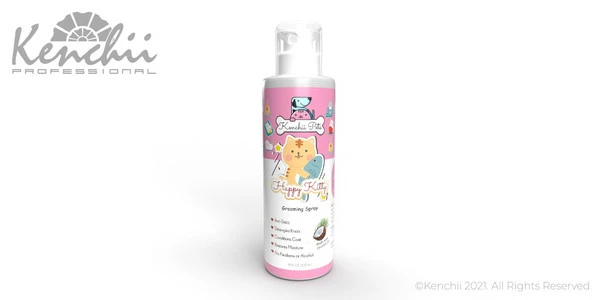 KenchiiPets™ | Happy Kitty Grooming Spray - 8oz. 3 KenchiiPets™ | Happy Kitty Grooming Spray - 8oz.