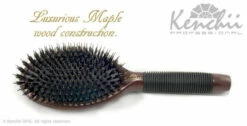 Large Boar And Nylon Bristle Brush With One-piece Maple Body