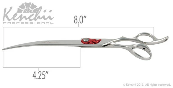 Kenchii Flame™ | 8.0" Curved Shears 5 Kenchii Flame™ | 8.0" Curved Shears - Image 3