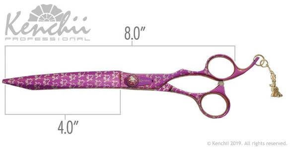 Kenchii Pink Poodle™ | 8.0" Shears 4 Kenchii Pink Poodle™ | 8.0" Shears - Image 2