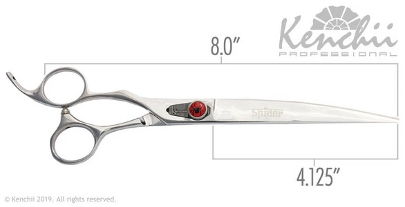 Kenchii Spider™ | 8.0" Curved Shears | Lefty 4 Kenchii Spider™ | 8.0" Curved Shears | Lefty - Image 2