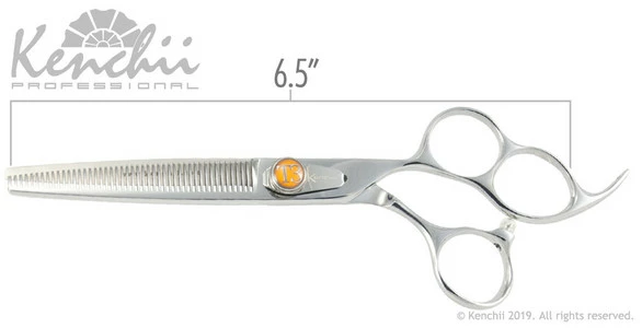 Kenchii T3™ | 46-tooth Thinner - Three Ring Handle - 6.5" 4 Kenchii T3™ | 46-tooth Thinner - Three Ring Handle - 6.5" - Image 2
