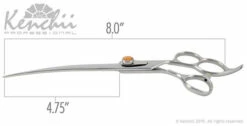 Kenchii T3™ | 8.0" Three Ring Handle Curved Shears 7 Kenchii T3™ | 8.0" Three Ring Handle Curved Shears -pet supplies sale t3 8c dim 83244.1564426482