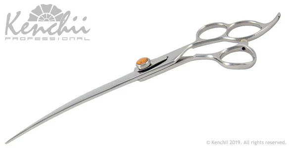 Kenchii T3™ | 8.0" Three Ring Handle Curved Shears 3 Kenchii T3™ | 8.0" Three Ring Handle Curved Shears
